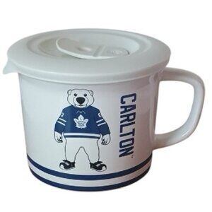 Corning Toronto Maple Leafs NHL Carlton Bear White Ceramic 20oz Soup Coffee Mug
